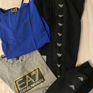 Emporia Armani kids pants and 2 t-shirts included